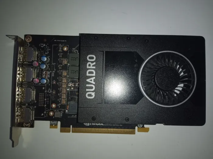 Дискретна відеокарта nVidia Quadro P2000, 5 GB GDDR5, 160-bit / 4x DisplayPort б/в - зображення 2