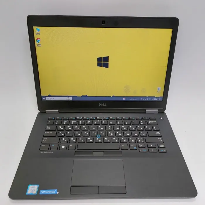 Ультрабук Dell Latitude E7470 / 14" (1366х768) TN / Intel Core i5-6300U (2 (4) ядра по 2.4 - 3.0 GHz) / 16 GB DDR4 / 256 GB SSD / Intel HD Graphics 520 / WebCam / Windows 10 Pro б/в - зображення 2