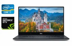 Ноутбук Б-клас Dell XPS 15 9550 / 15.6" (1920x1080) IPS / Intel Core i7-6700HQ (4 (8) ядра по 2.6 - 3.5 GHz) / 8 GB DDR4 / 256 GB SSD / nVidia GeForce GTX 960M, 2 GB GDDR5, 128-bit / HDMI / Windows 10 б/в