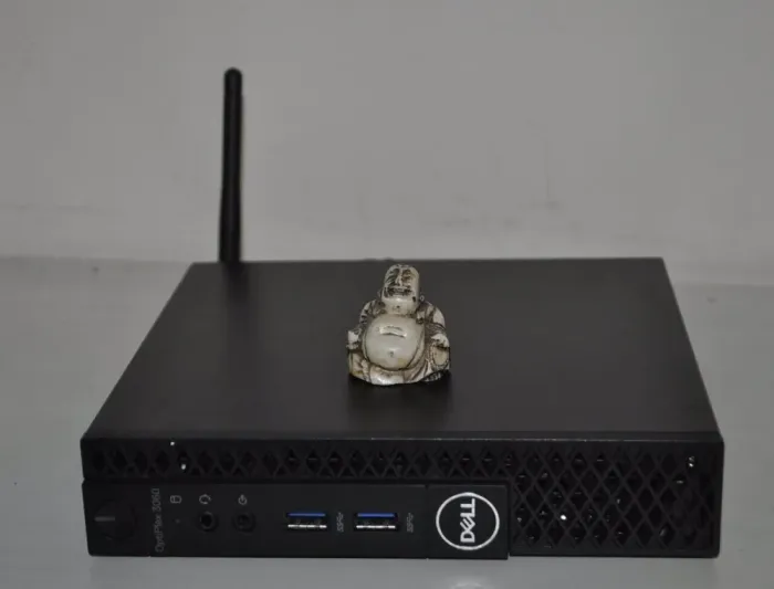 Неттоп Dell OptiPlex 3060 Micro USFF / Intel Core i3-8100T (4 ядра по 3.1 GHz) / 8 GB DDR4 / 120 GB SSD / Intel UHD Graphics 630 / Wi-Fi / Windows 11 Pro + Блок живлення / Кабель HDMI на VGA б/в - зображення 4