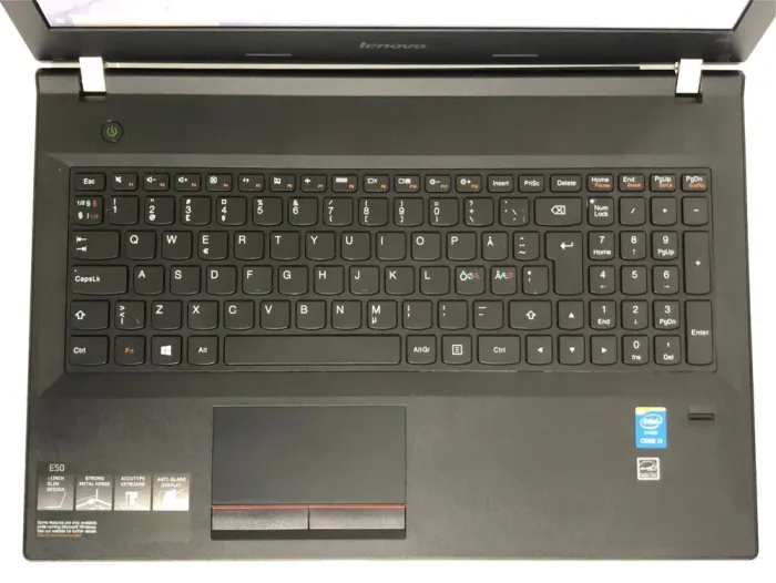 Ноутбук Б-клас Lenovo IdeaPad E50-70 / 15.6" (1366x768) TN / Intel Core i3-4030U (2 (4) ядра по 1.9 GHz) / 8 GB DDR3 / 500 GB HDD / Intel HD Graphics 4400 / WebCam / DVD-ROM б/в - зображення 8