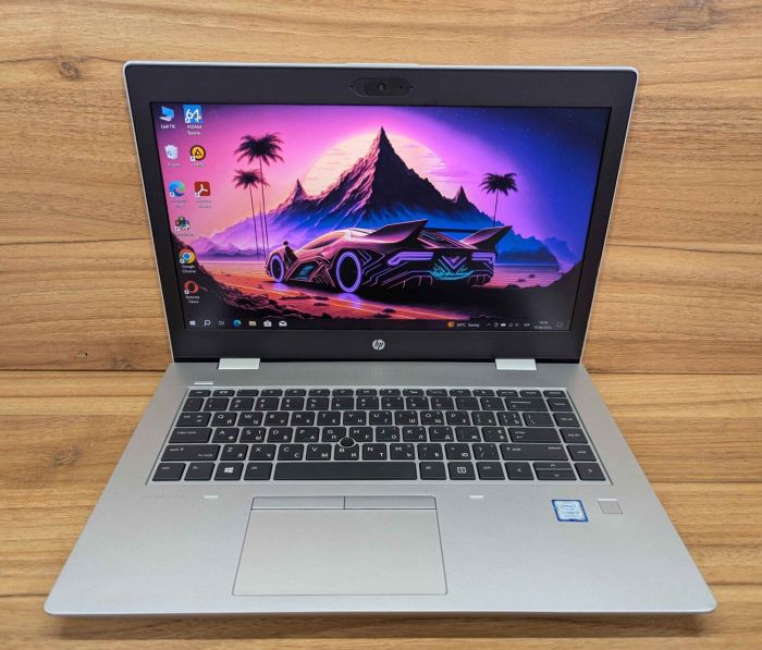 Ноутбук HP ProBook 640 G5 / 14" (1920x1080) IPS / Intel Core i5-8265U (4 (8) ядра по 1.6 - 3.9 GHz) / 8 GB DDR4 / 256 GB SSD / Intel UHD Graphics 620 / WebCam / TouchID / Windows 10 б/в - зображення 2