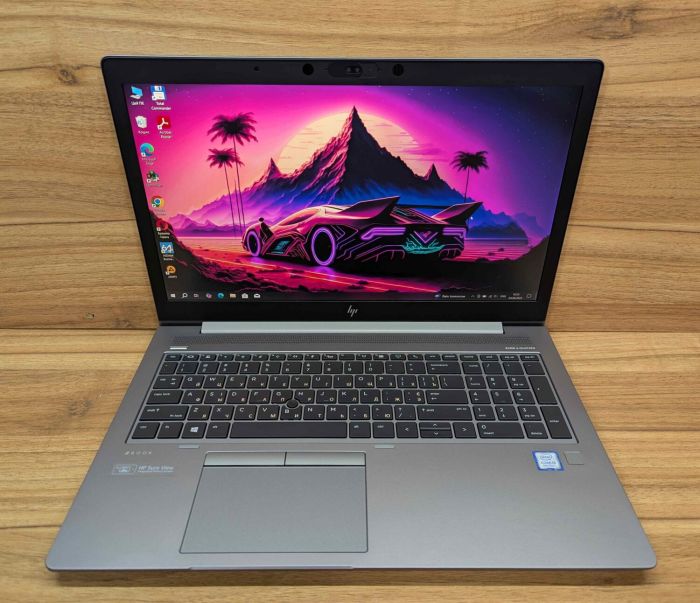 Мобільна робоча станція HP Zbook 15U G5 / 15.6" (1920x1080) IPS / Intel Core i5-8250U (4 (8) ядра по 1.6 - 3.4 GHz) / 16 GB DDR4 / 512 GB SSD / AMD Radeon Pro WX 3100, 2 GB GDDR5, 128-bit / WebCam / TouchID / Windows 10 б/в - зображення 2