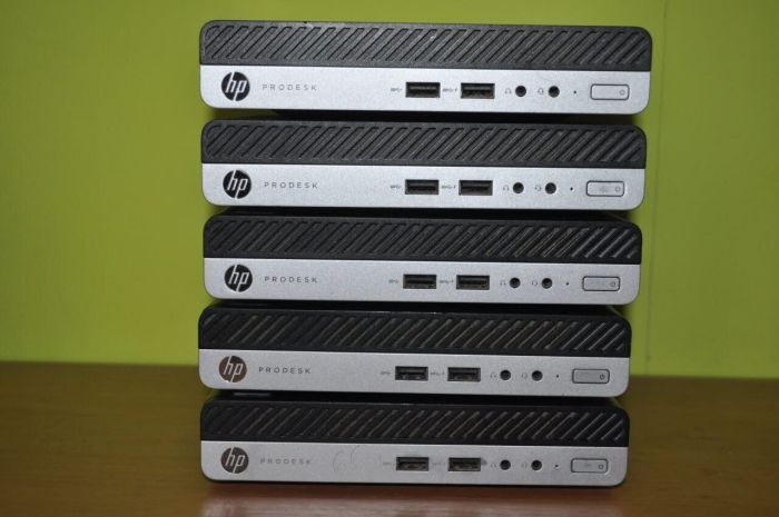 Неттоп HP ProDesk 400 G3 Mini PC USFF / Intel Core i5-7500T (4 ядра по 2.7 - 3.3 GHz) / 12 GB DDR4 / 120 GB SSD M.2 + 250 GB HDD / Intel HD Graphics 630 / Windows 11 Pro б/в - зображення 4