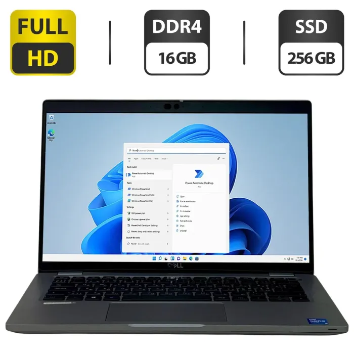 Ультрабук Dell Latitude 5420 / 14" (1920x1080) IPS / Intel Core i5-1145G7 (4 (8) ядра по 4.4 GHz) / 16 GB DDR4 / 256 GB SSD / Intel Iris Xe Graphics / WebCam / Windows 11 Pro б/в - зображення 1