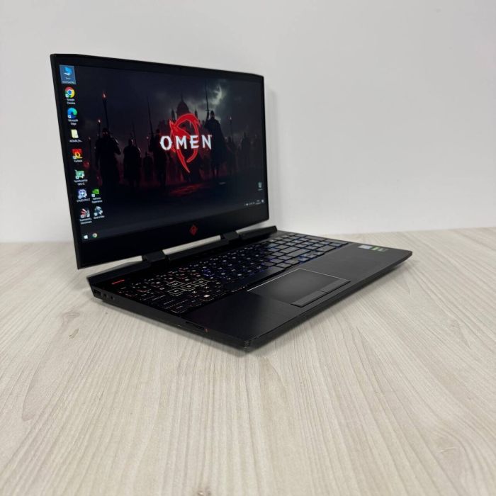 Ігровий ноутбук Б-клас HP Omen 15-dc1088wm / 15.6" (1920x1080) IPS / Intel Core i7-9750H (6 (12) ядер по 2.6 - 4.5 GHz) / 16 GB DDR4 / 256 GB SSD NVMe / nVidia GeForce GTX 1660 Ti, 6 GB GDDR6, 192-bit / WebCam б/в - зображення 4