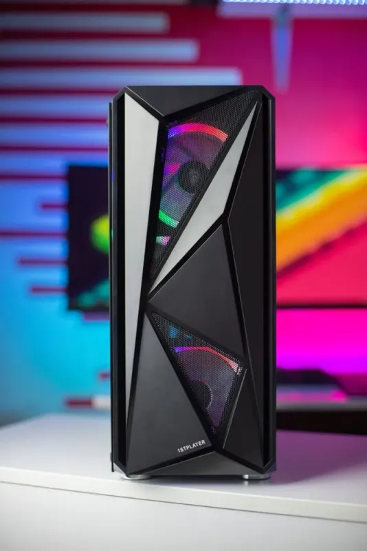 Ігровий ПК 1stPlayer FIREROSE RGB Tower / Intel Core i3-10100F (4 (8) ядра по 3.6 - 4.3 GHz) / 16 GB DDR4 / 240 GB SSD / nVidia GeForce GTX 1650, 4 GB GDDR5, 128-bit / 700W - зображення 3