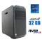 Робоча станція HP Z4 G4 Workstation Tower / Intel Xeon W-2123 (4 (8) ядра по 3.6 - 3.9 GHz) / 32 GB DDR4 / 256 GB SSD M.2 / no video card / DVD-ROM б/в