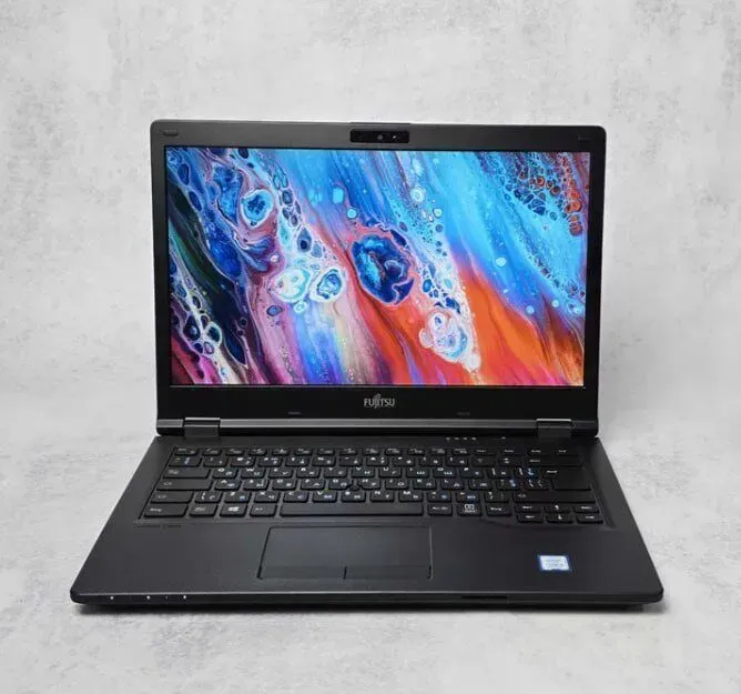 Ноутбук Fujitsu LifeBook E449 / 14" (1920x1080) IPS / Intel Core i3-8130U (2 (4) ядра по 2.2 - 3.4 GHz) / 8 GB DDR4 / 256 GB SSD M.2 / Intel UHD Graphics 620 / WebCam / Win 10 Pro б/в - зображення 2