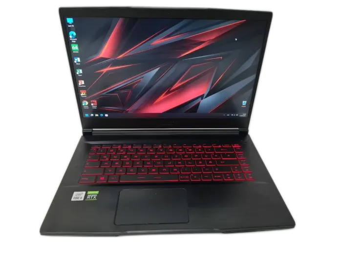 Ігровий ноутбук MSI GF65 / 15.6" (1920x1080) IPS / Intel Core i5-10500H (6 (12) ядер по 2.5-4.5 GHz) / 8 GB DDR4 / 512 GB SSD / nVidia Geforce RTX 3060, 6 GB GDDR6, 192-bit / WebCam б/в - зображення 2