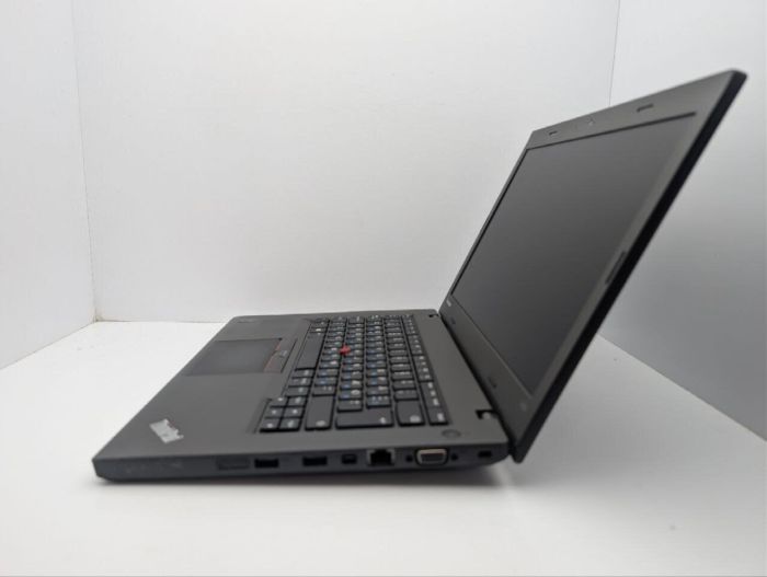 Ноутбук Lenovo ThinkPad L450 / 14" (1600x900) TN / Intel Core i5-4300U (2 (4) ядра по 1.9 - 2.9 GHz) / 8 GB DDR3 / 128 GB SSD / Intel HD Graphics 4400 / WebCam б/в - зображення 5