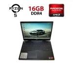 Ігровий ноутбук Dell G5 5505 / 15,6" (1920x1080) IPS / AMD Ryzen 5 4600H (6 (12) ядер по 3,0 - 4,0 ГГц) / 16 ГБ DDR4 / 256 ГБ SSD + 256 ГБ SSD / AMD Radeon RX 5600M, 6 ГБ GDDR6, 192-біт / Веб-камера б/в