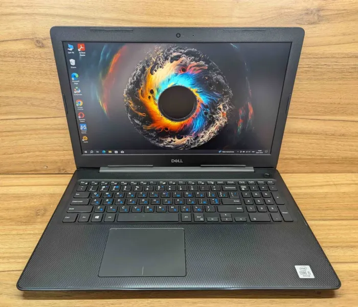 Ультрабук Dell Inspiron 3593 / 15.6" (1920x1080) IPS / Intel Core i5-1035G1 (4 (8) ядра по 1.0 - 3.6 GHz) / 16 GB DDR4 / 480 GB SSD / Intel UHD Graphics / WebCam / Windows 10 б/в - зображення 2