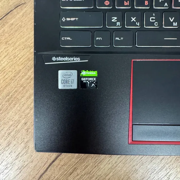 Ігровий ноутбук Б-клас MSI GE75 Raider 10SE / 17.3" (1920x1080) IPS / Intel Core i7-10750H (6 (12) ядер по 2.6 - 5.0 GHz) / 16 GB DDR4 / 512 GB SSD / nVidia GeForce RTX 2060, 6 GB GDDR6, 192-bit / WebCam б/в - зображення 8