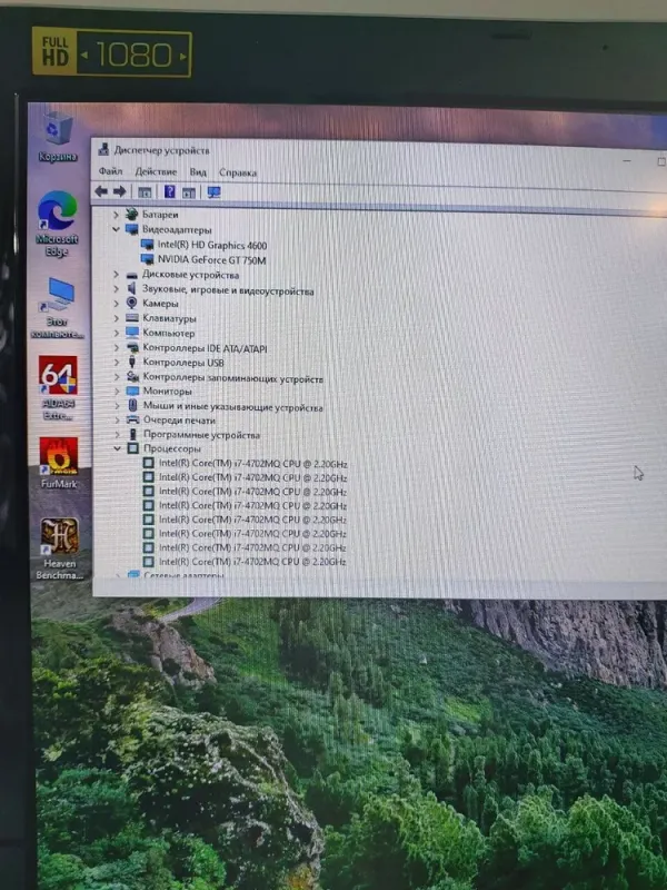 Ноутбук Acer Aspire V3-772G / 17.3" (1920x1080) TN / Intel Core i7-4702MQ (4 (8) ядра по 2.2 - 3.2 GHz) / 16 GB DDR3 / 60 GB SSD + 512 GB SSD + 1000 GB HDD / nVidia GeForce GT 750M, 2 GB GDDR5, 128-bit / WebCam / DVD-ROM б/в - зображення 8