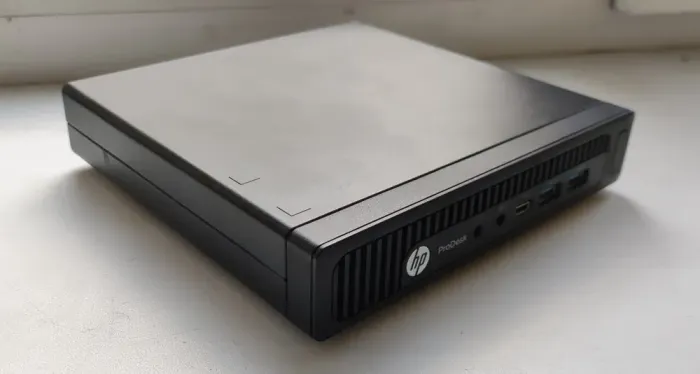 Неттоп HP ProDesk 600 G2 Mini PC USFF / Intel Core i5-6500T (4 ядра по 2.5 - 3.1 GHz) / 8 GB DDR4 / 256 GB SSD M.2 / Intel HD Graphics 530 / DisplayPort  б/в - зображення 3