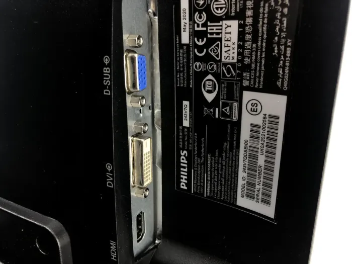 Монітор Philips 243V7Q / 24" (1920x1080) IPS / DVI, VGA, HDMI б/в - зображення 4