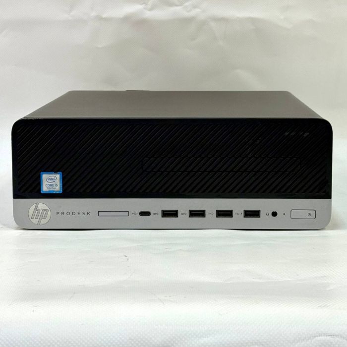 Комп'ютер HP ProDesk 600 G3 SFF / Intel Core i5-7500 (4 ядра по 3,4 - 3,8 ГГц) / 8 ГБ DDR4 / 256 ГБ SSD / Intel HD Graphics 630 б/в - изображение 2