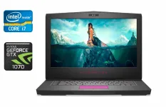 Ігровий ноутбук Б-класу Dell Alienware 15 R3 / 15.6" (1920x1080) IPS / Intel Core i7-7820HK (4 (8) ядра по 2.9 - 3.9 GHz) / 16 GB DDR4 / 512 GB SSD / nVidia GeForce GTX 1070, 8 GB GDDR5, 256-bit / WebCam / HDMI б/в