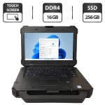 Захищений ноутбук Dell Latitude 7424 Rugged Extreme / 14" (1920x1080) IPS Touch / Intel Core i5-8350U (4 (8) ядра по 1,7 - 3,6 ГГц) / 16 ГБ DDR4 / 256 ГБ SSD / Intel UHD Graphics 620 / WebCam / Два АКБ б/в