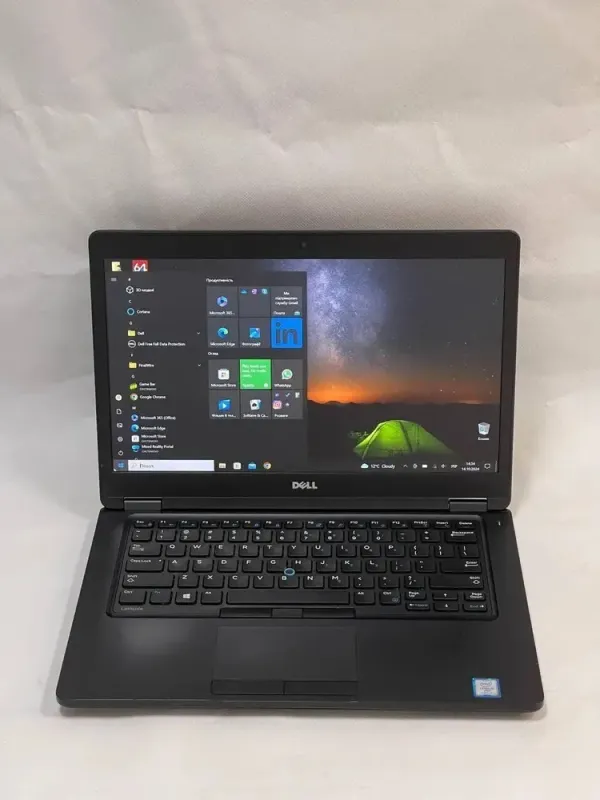 Ультрабук Б-клас Dell Latitude 5480 / 14" (1920x1080) IPS Touch / Intel Core i5-7300U (2 (4) ядра по 2.6 - 3.5 GHz) / 8 GB DDR4 / 256 GB SSD / Intel HD Graphic 620 / WebCam / Windows 10 Pro б/в - зображення 2