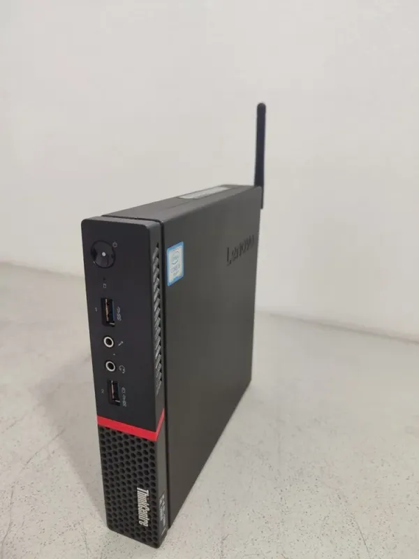 Неттоп Lenovo ThinkCentre M900 Mini USFF / Intel Core i3-6100T (2 (4) ядра по 3.2 GHz) / 8 GB DDR3 / 128 GB SSD / Intel HD Graphics 530 / Wi-Fi б/в - зображення 3
