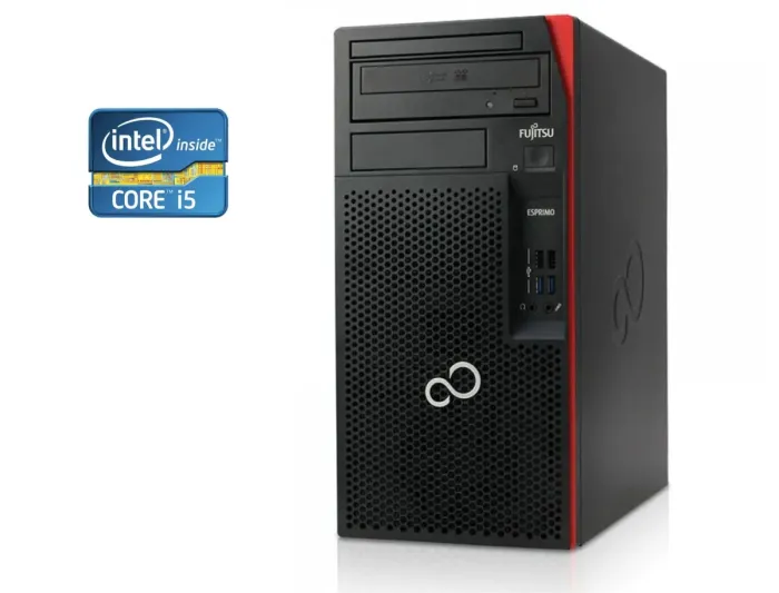 ПК Fujitsu Esprimo P757 E90+ Tower / Intel Core i5-7400 (4 ядра по 3.0 - 3.5 GHz) / 16 GB DDR4 / 120 GB SSD / Intel HD Graphics 630 б/в - зображення 1