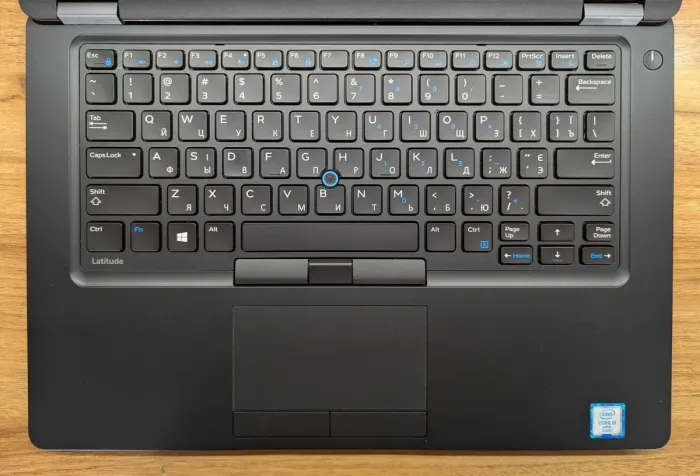 Ультрабук Dell Latitude 5480 / 14" (1366x768) TN / Intel Core i5-6440HQ (4 ядра по 2.6 - 3.5 GHz) / 8 GB DDR4 / 240 GB SSD / Intel HD Graphics 530 / WebCam / Windows 10 б/в - зображення 3