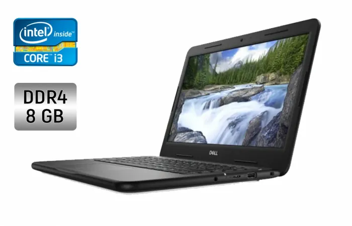 Ноутбук Dell Latitude 3310 / 14" (1366x768) TN / Intel Core i3-8145U (2 (4) ядра по 2.1 - 3.9 GHz) / 8 GB DDR4 / 256 GB SSD / Intel UHD Graphics / WebCam / Windows 10 б/в - зображення 1