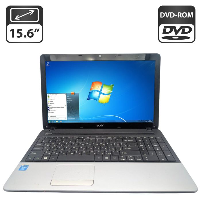 Ноутбук Acer Aspire E1-531 / 15.6" (1366x768) TN / Intel Celeron 1005M (2 ядра по 1.9 GHz) / 8 GB DDR3 / 320 GB HDD / Intel HD Graphics / WebCam / DVD-ROM б/в - изображение 1
