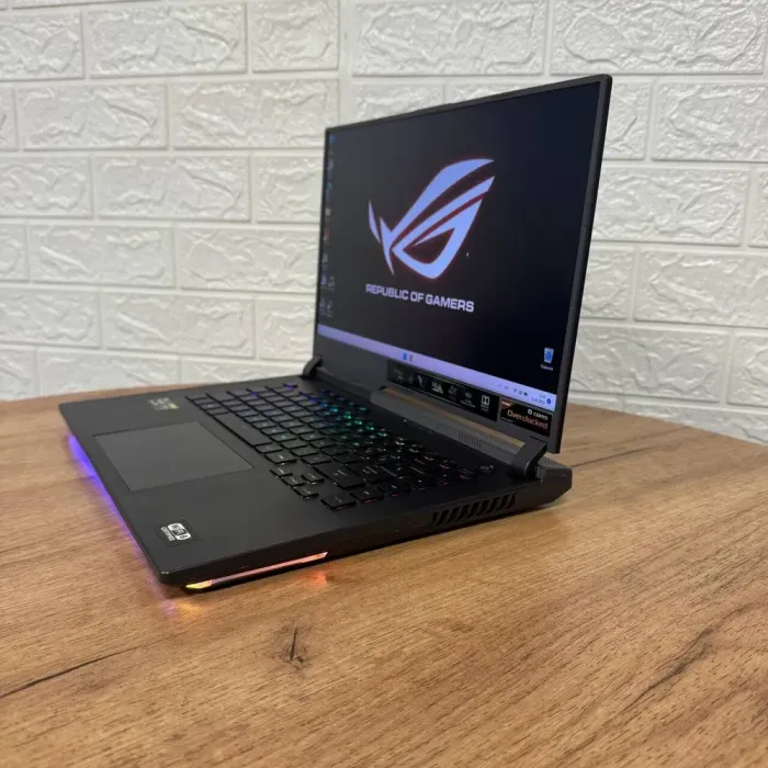 Ігровий ноутбук Asus ROG Strix G15 G512QR / 15.6" (1920x1080) IPS / AMD Ryzen 9 5900HX (8 (16) ядер по 3.3 - 4.6 GHz) / 16 GB DDR4 / 1000 GB SSD / nVidia GeForce RTX 3070, 8 GB GDDR6, 256-bit б/в - зображення 5
