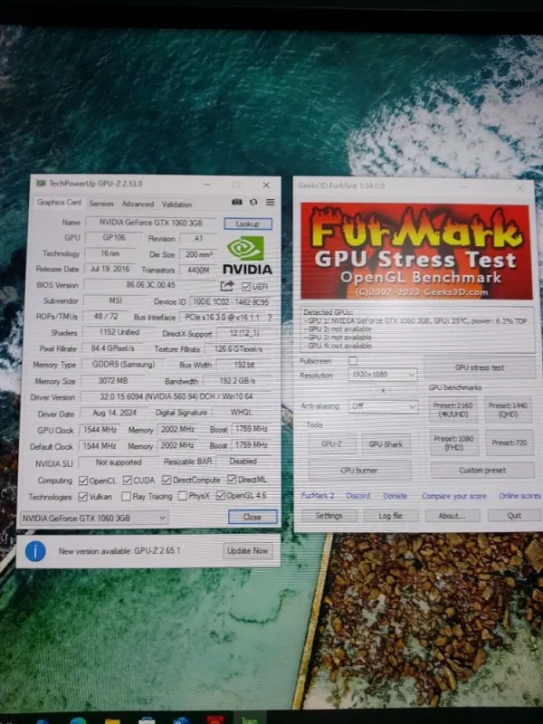 Ігровий ПК MSI MAG Forge 100M Black Tower / Intel Core i7-6700 (4 (8) ядер 3.4 - 4.0 ГГц) / 16 ГБ DDR4 / 240 ГБ SSD M.2 + 1000 ГБ SSD / nVidia GeForce GTX 1060, 3 ГБ GDDR5, 192-bit / 600 Вт б/в - зображення 6