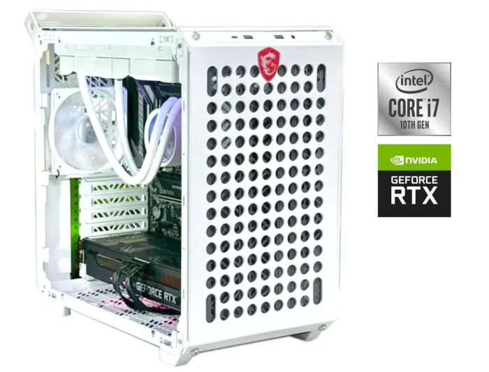 Ігровий ПК QUBE 500 Flatpack Tower / Intel Core i7-10700KF (8 (16) ядер по 3.8 - 5.1 GHz) / 16 GB DDR4 / 1000 GB SSD / nVidia GeForce RTX 4070, 12 GB GDDR6X, 192-bit / 550W / Win 11 - зображення 1