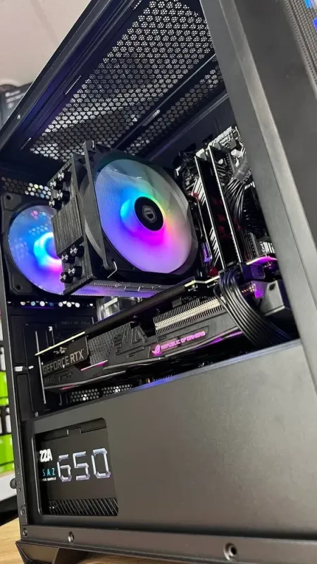 Збірка під замовлення: комп'ютер MSI MAG Forge M100R Black Tower / AMD Ryzen 5 5500 (6 (12) ядер по 3.6 - 4.2 GHz) / 16 GB DDR4 / 512 GB SSD M.2 / nVidia GeForce RTX 2060, 6 GB GDDR6, 192-bit / 650W б/в - зображення 6