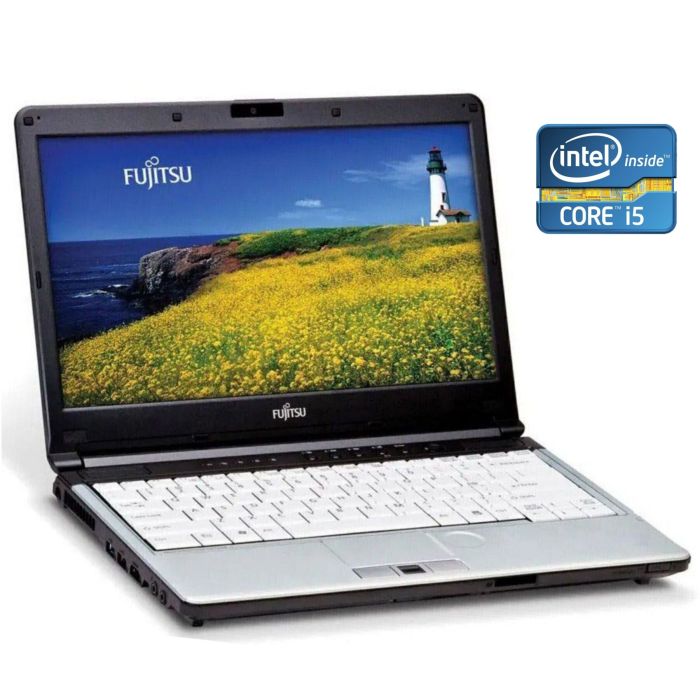 Ноутбук Fujitsu LifeBook S761 / 13.3" (1366x768) TN / Intel Core i5-2520M (2 (4) ядра по 2.5 - 3.2 GHz) / 8 GB DDR3 / 250 GB HDD / Intel HD Graphics 3000 / WebCam / DVD-ROM б/в - зображення 1