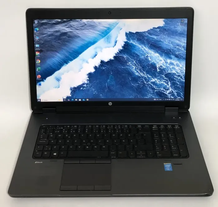 Мобільна робоча станція Б-клас HP ZBook 17 G2 / 17.3" (1920x1080) TN / Intel Core i7-4810MQ (4 (8) ядра по 2.8 - 3.8 GHz) / 16 GB DDR3 / 256 GB SSD / nVidia Quadro K4100M, 4 GB GDDR5, 256-bit / WebCam / DVD-ROM / Win 10 Pro б/в - зображення 2