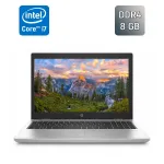 Ультрабук Б-клас HP ProBook 650 G4 / 15.6" (1920x1080) IPS / Intel Core i7-8650U (4 (8) ядра по 1.9 - 4.2 GHz) / 8 GB DDR4 / 256 GB SSD / Intel UHD Graphics 630 / WebCam / Fingerprint б/в