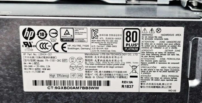 ПК HP EliteDesk 705 G4 SFF / AMD Ryzen 3 2200G (4 ядра по 3.5 - 3.7 GHz) / 8 GB DDR4 / 256 GB SSD / AMD Radeon RX Vega 8 Graphics б/в - зображення 5