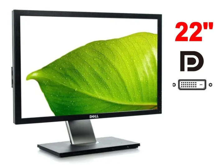 Монітор Dell P2210Hc / 22" (1680x1050) TN / 1x DP, 1x DVI, 1xVGA, 4x USB 2.0 / VESA 100x100 б/в - зображення 1