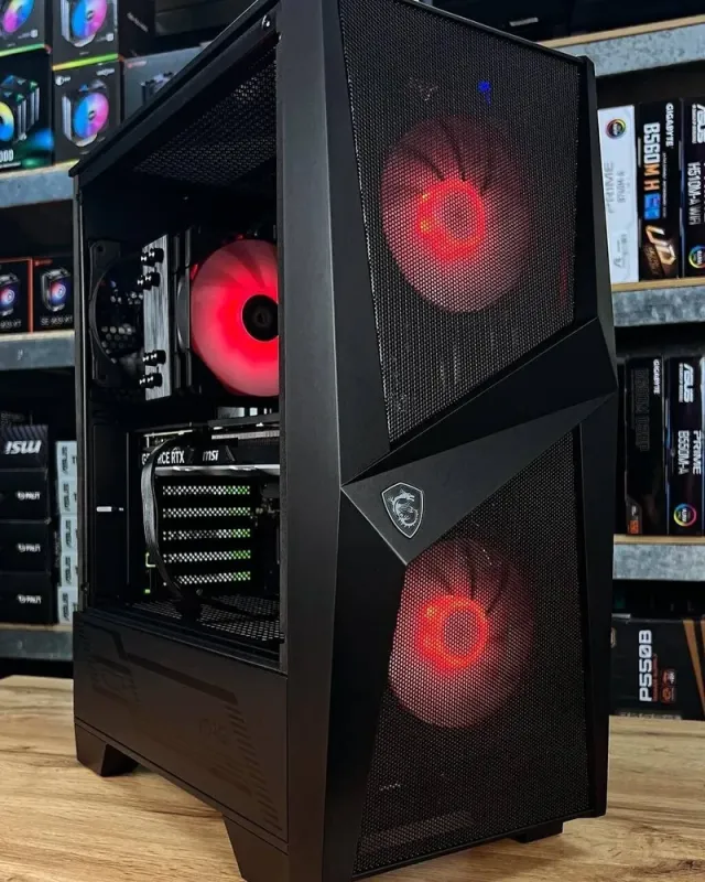 Збірка під замовлення: ігровий ПК MSI MAG Forge 100M Tower / AMD Ryzen 5 7500F (6 (12) ядер по 3.7 - 5.0 GHz) / 32 GB DDR5 / 1000 GB SSD M.2 / nVidia GeForce RTX 4060 Ti, 8 GB GDDR6, 128-bit / HDMI / 750W - зображення 2
