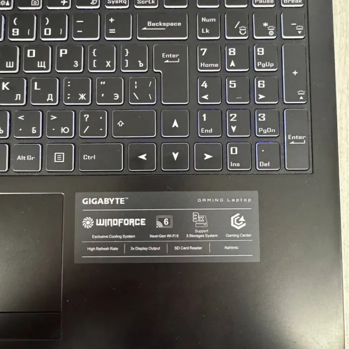 Ігровий ноутбук Б-класу Gigabyte G5 KC / 15,6" (1920x1080) IPS / Intel Core i5-10500H (6 (12) ядер по 2,5 - 4,5 ГГц) / 16 ГБ DDR4 / 512 ГБ SSD NVMe / nVidia GeForce RTX 3060, 6 ГБ GDDR6, 192-біт / WebCam б/в - зображення 10