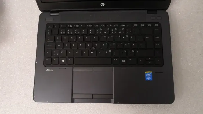 Ноутбук робоча станція HP ZBook 14 G1 / 14" (1920x1080) IPS / Intel Core i7-4600U (2 (4) ядра по 2.1 - 3.3 GHz) / 8 GB DDR3 / 240 GB SSD / AMD FirePro M4100, 1 GB DDR5, 128-bit / WebCam / Windows 10 Pro б/в - зображення 3