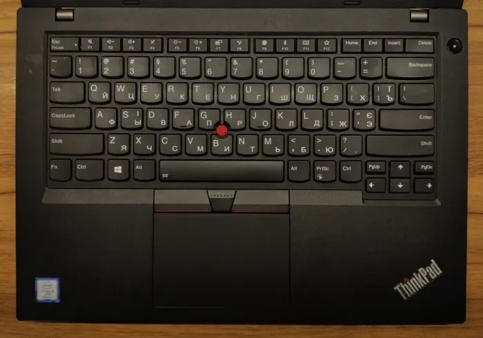 Ультрабук Б-клас Lenovo ThinkPad L480 / 14" (1920x1080) IPS / Intel Core i5-8350U (4 (8) ядра по 1.7 - 3.6 GHz) / 16 GB DDR4 / 480 GB SSD / Intel UHD Graphics 620 / WebCam / Windows 10 б/в - зображення 4