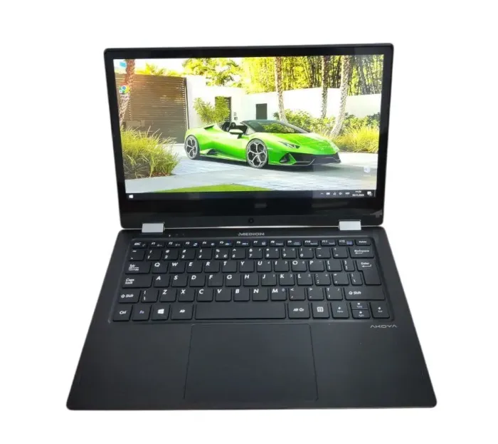 Ноутбук-трансформер Medion Akoya E3221 / 13.3" (1920x1080) IPS Touch / Intel Celeron N4020 (2 ядра по 1.1 - 2.8 GHz) / 4 GB DDR4 / 128 GB SSD / Intel UHD Graphics 600 / WebCam / Win 10 Homeб/в - зображення 2