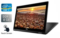 Нетбук-трансформер Dell Latitude 5289 / 12.5" (1920x1080) IPS Touch / Intel Core i7-7600U (2 (4) ядра по 2.8 - 3.9 GHz) / 8 GB DDR3 / 256 GB SSD / Intel HD Graphics 620 / HDMI / WebCam / Windows 10 б/в