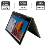 Ноутбук-трансформер Dell Inspiron 15-5568 / 15.6" (1920x1080) IPS Touch / Intel Core i7-6500U (2 (4) ядра по 2.5 - 3.1 GHz) / 16 GB DDR4 / 500 GB SSD / Intel UHD Graphics 520 / WebCam б/в