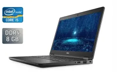 Ультрабук Dell Latitude 5480 / 14" (1366x768) TN / Intel Core i5-7200U (2 (4) ядра по 2.5 - 3.1 GHz) / 8 GB DDR4 / 256 GB SSD / HD Graphics 620 / WebCam / Win 10 б/в