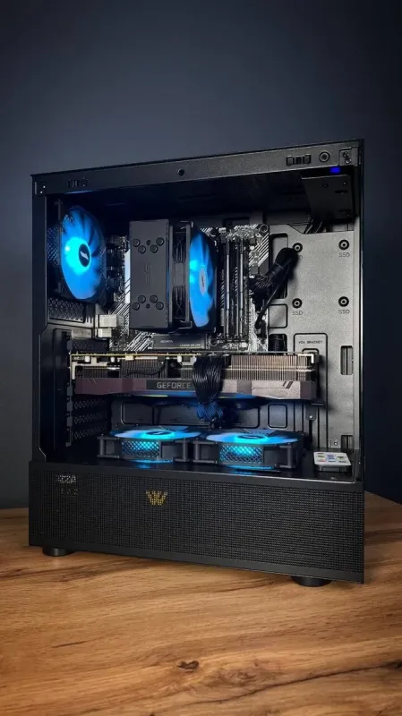 Збірка під замовлення: ігровий ПК 1stPlayer Mi7 ARGB Tower / AMD Ryzen 5 5600 (6 (12) ядер по 3.5 - 4.4 GHz) / 32 GB DDR4 / 1000 GB SSD M.2 / nVidia GeForce RTX 3070 Ti, 8 GB GDDR6X, 256-bit / 750W б/в - зображення 8