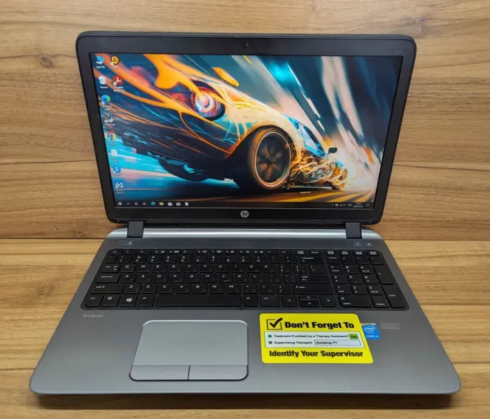 Ноутбук HP ProBook 450 G2 / 15.6" (1920x1080) IPS / Intel Core i5-5200U (2 (4) ядра по 2.2 - 2.7 GHz) / 8 GB DDR3 / 240 GB SSD / Intel HD Graphics 5500 / Fingerprint / WebCam / Windows 10 б/в - зображення 2