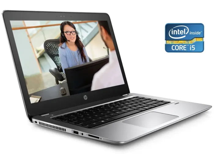 Ультрабук HP ProBook 440 G4 / 14" TN / Intel Core i5-7200U (2(4) ядра по 2.5-3.1 GHz) / 8 GB DDR4 / 128GB SSD / HD Graphics 620 / WebCam / Win 10 б/в - зображення 1